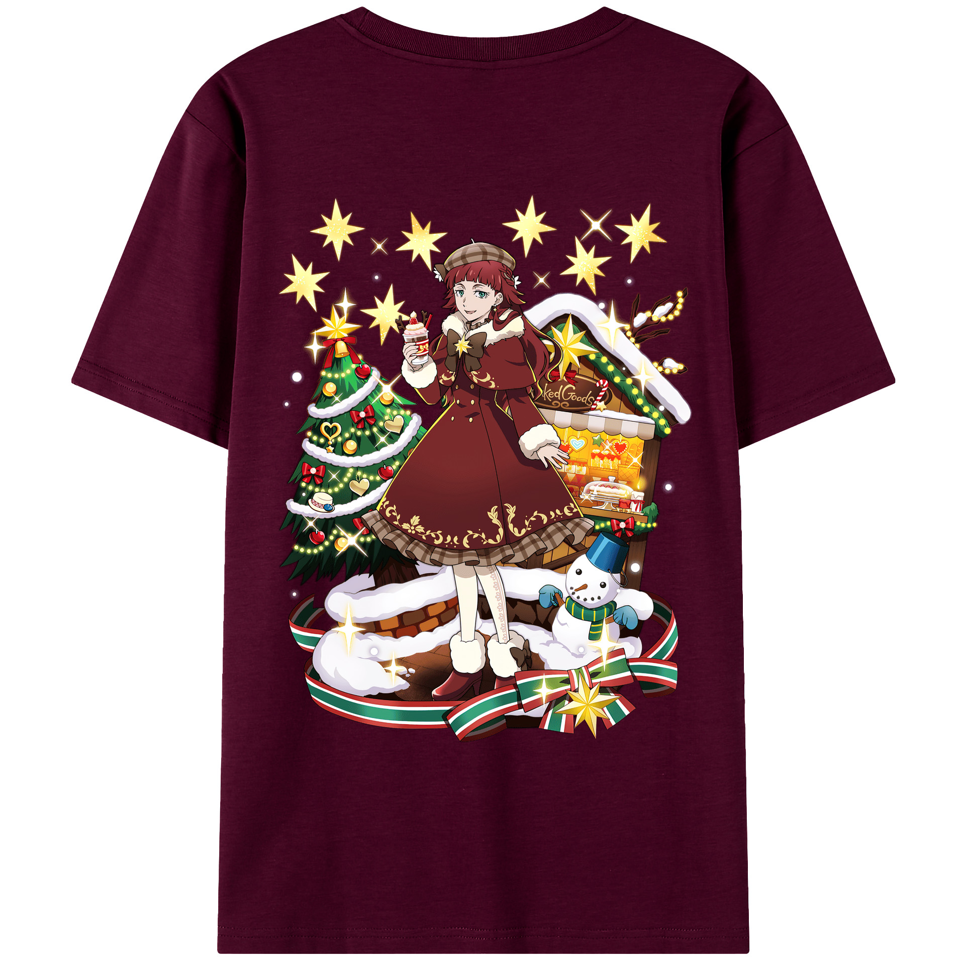 （画像用） 文豪ストレイドッグス Bungo Stray Dogs レディース半袖Tシャツ(バックプリント)